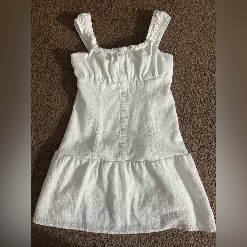 Art Class White Textured Top